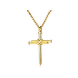 Collar crucifixo ouro