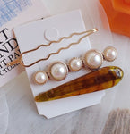 Conjunto de 3 ganchos de cabelo vintage valor por defeito título