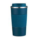 Copo térmico para o trabalho azul escuro