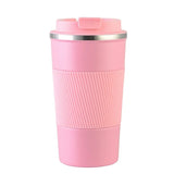 Copo térmico para o trabalho cor-de-rosa