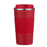 Copo térmico para o trabalho vermelho