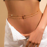 Corrente cintura de moda ouro