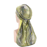 Durag amarelo efeito pele de crocodilo valor por defeito título