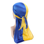 Durag azul e amarelo valor por defeito título