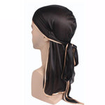 Durag preto com borda dourada valor por defeito título