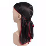 Durag preto com borda vermelha valor por defeito título