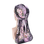 Durag preto e rosa flores valor por defeito título