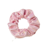 Elástico de cabelo rosa com bolso valor por defeito título