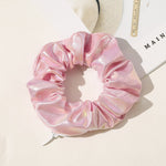 Elástico de cabelo rosa com bolso valor por defeito título