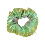 Elástico de cabelo verde com bolsa valor por defeito título