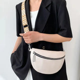 Elegante bolsa de cintura grande