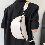 Elegante bolsa de cintura grande