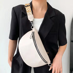 Elegante bolsa de cintura grande