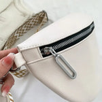 Elegante bolsa de cintura grande