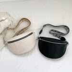 Elegante bolsa de cintura grande