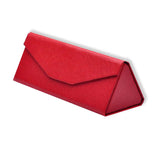 Estojo compacto para óculos vermelho