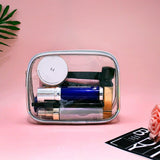 Estojo de cosméticos transparente