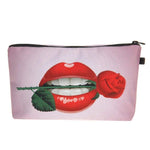 Estojo de maquilhagem para batons rosa