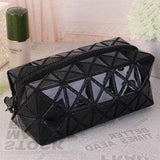 Estojo de maquilhagem simples preto