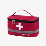 Estojo de primeiros socorros vermelho