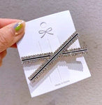 Ganchos de cabelo com strass valor por defeito título