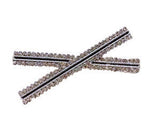 Ganchos de cabelo com strass valor por defeito título