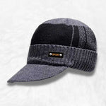 Gorro-boné elegante cinzento
