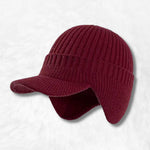 Gorro-boné vermelho escuro título por defeito