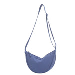 Grande bolsa de cintura em nylon azul