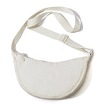 Grande bolsa de cintura em nylon branco