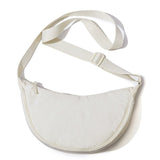 Grande bolsa de cintura em nylon branco