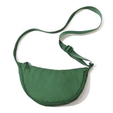 Grande bolsa de cintura em nylon verde