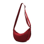 Grande bolsa de cintura em nylon vermelho