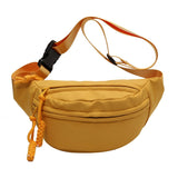 Grande bolsa de cintura moderna amarelo