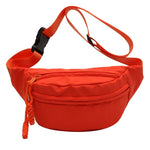 Grande bolsa de cintura moderna vermelho