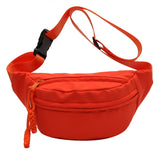 Grande bolsa de cintura moderna vermelho