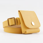 Mini bolsa de cintura amarelo