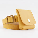 Mini bolsa de cintura amarelo