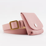 Mini bolsa de cintura cor-de-rosa