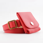 Mini bolsa de cintura vermelho