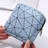 Mini bolsa de maquilhagem azul