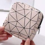 Mini bolsa de maquilhagem bege