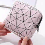 Mini bolsa de maquilhagem rosa