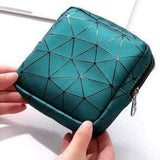 Mini bolsa de maquilhagem verde