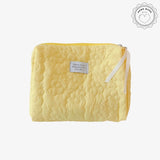 Necessaire acolchoada amarelo