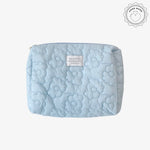 Necessaire acolchoada azul