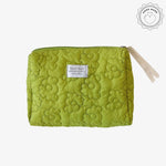 Necessaire acolchoada verde