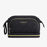 Necessaire com 3 compartimentos preto