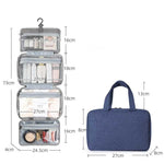 Necessaire com gancho azul