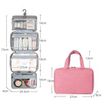 Necessaire com gancho cor-de-rosa